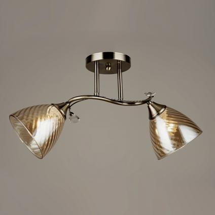 Люстра N4518/2 AB бронза 2х40W E27 h240, QH21